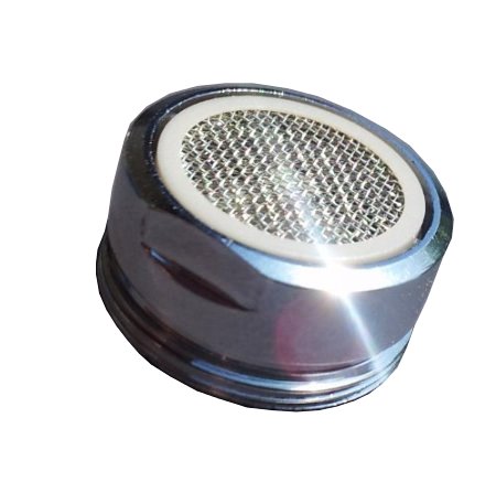 1 Stück M24 AG PERLATOR Chrom mit Aussengewinde M24, Luftsprudler, Perlstrahler, Luftregler, M24x1 AG Aussengewinde für Duschen, Hähne, Badewannen mit IG M24, Aerator male M24x1