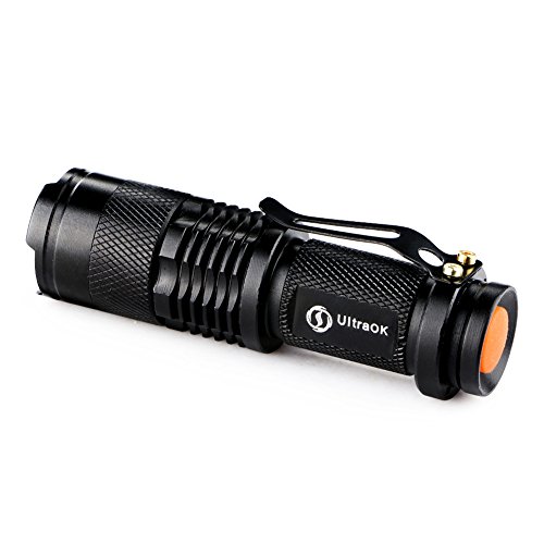 Enjoydeal 7W 300LM mini Q5 LED ZOOMABLE Taschenlampe Handlampe Camping Flashlight schwarz Glanz 1 Dateien - 4