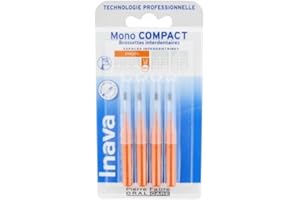 Inava Brossettes Mono Compact Orange 4 Brossettes LOT DE 2
