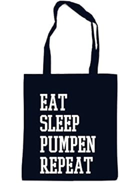 Eat Sleep Pumpen Repeat Bag Black