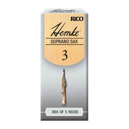 Rico Hemke 3.0 Strength Reeds for Soprano Sax (Pack of 5)