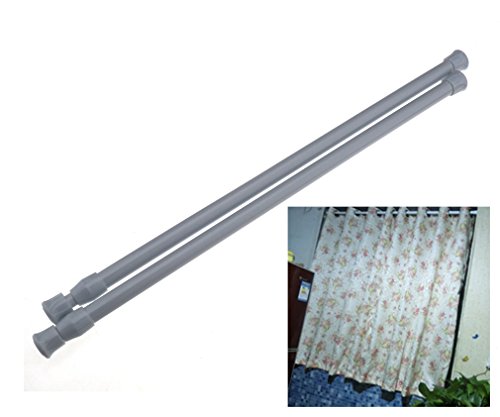 40-70cm Klemmstange Gardinenstange Klemmfix Gardinen Fenster Scheiben Tür Klemmen Stange