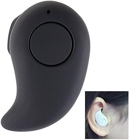 HopCentury Smallest Mini Wireless Bluetooth Headphone Headset Earbud Earphone Support Hands-free for iPhone Samsung Sony LG and Most Smartphones Black