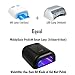 MelodySusie® Pro36W Smart Lamp Gel Nail Dryer Mixed LEDUV Nail Lamp VIOLETITTLE Curing All Brands Gel Nail Polish
