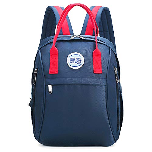 Preisvergleich Produktbild Baby Windel Rucksack Tasche / Wickeltasche für Windeln, Multifunktions-große Kapazität wasserdichte Rucksack - für Reisen, Einkaufen und Arbeit,Dark-Blue-L