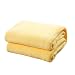 Produktbild Fulltime Fleecedecke Wurf Teppich Sofa Bettwäsche,Super Soft Warm Solid Warm Micro Plüsch (Gelb)