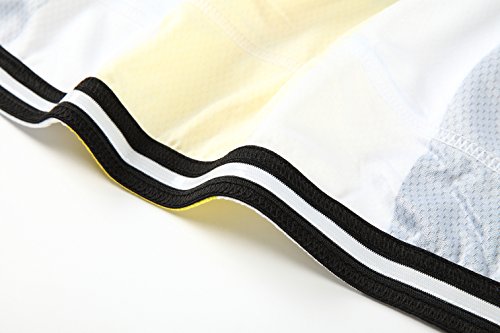[Größe:S-5XL][option:Trägerhose,3D 2.8cm Sitzpolster] Fahrrad Trikot Langarm Radhose Radtrikot Fahrradbekleidung Herren Männer Hemd mit lange Ärmeln Set Cycling OutdoorTrikots Windjacke Neue - 8