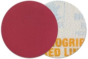 INDASA Rhynogrip Red Line Discos D75 - Discos de Lija excéntricos de 75 mm - Disco de Velcro - Papel de Lija Profesional - Grano 1500
