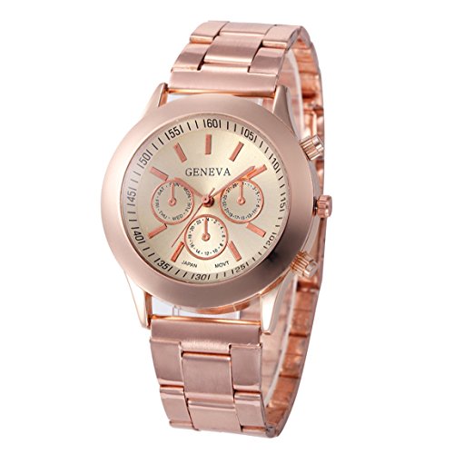 Vovotrade Mehrere Skalen Ms. einfache Wahl Uhren Quartz (Beige) Vovotrade Mehrere Skalen Ms. einfache Wahl Uhren Quartz (Beige)