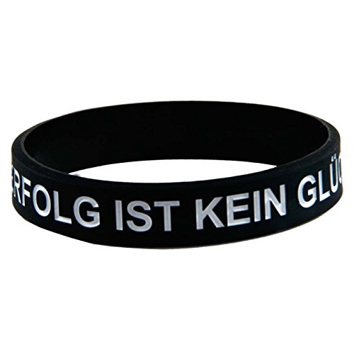 Motivation Armband Fitness, ERFOLG IST KEIN GLÜCK, Spruch, Gummi, Bodybuilding, Marathon, UNISEX, Sport, Training