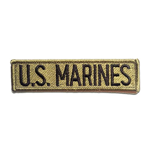 Parches - U.S. MARINES Army - negro - 11.2x2.9cm - termoadhesivos bordados aplique para ropa