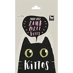 Kittos Lamb Filet Bites Cat Treats - 35 g Each Pack of 3