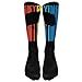 Produktbild Unisex 1970's Style Retro Skydiving Athletic Soccer Running Tube Stocking With Knee High Long Socks