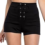 Casual Kurz Hose für Damen. iBaste Shorts Damen Kurz Hose Pants Mini Hotpants Strandhose Sommerhosen für Damen-BK-XL