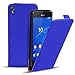 Produktbild Sony Xperia Z3+ (Plus) PU Leder Hülle, Conie Mobile FlipCase, Klapptasche Handytasche Schutzülle Premium Fliptasche in Blau