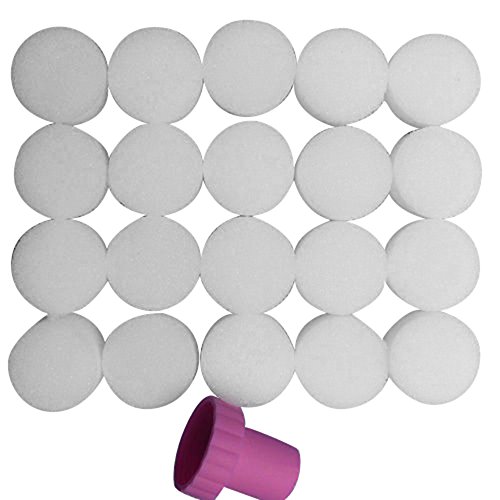 Utility Nail Art Stamping Stamper Sponge Shade Transfer DIY Tool Set (White)