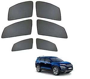 Kozdiko Half Magnetic Car Sunshades Black Colour for Tata New Safari (2021-Present)
