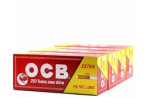 OCB 4 boites de 250 Tubes Extra