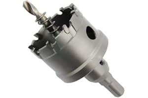 Sega a tazza da 50 mm,punta in metallo duro,sega a tazza LAIWEI per praticare fori in acciaio inox,metallo,ghisa, rame,ecc.