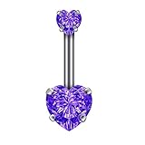 clavo de titanio para femur Style: linda / romántica, Cuerpo Tipo de la joyería: Navel y Anillos del botón de vientre