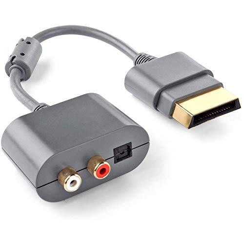 Preisvergleich Produktbild Audio-Adapterkabel, kompatibel mit Xbox 360-HDMI-Glasfaser-Soundkonvertierung...