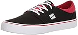 DC ADYS300126, Herren Sneakers, Schwarz - Black/Athletic Red/Black - Größe: 40.5 D EU