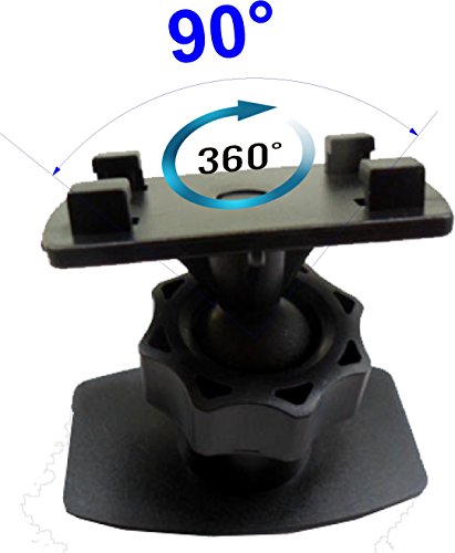 LKB02 Adhesiva montaje de rótula gira 360 °, 90 ° giratorio - soporte básico con 4 garras, universalmente como f: todos los titulares /Adapterplatten con sistema de bloqueo de 4 agujeros, montaje libre de vibraciones de las Bolsas LK30 de bicicletas, Monte portacoquillas Portaceldas placa adaptadora iGrip Splashbox (LKH9 acoplamiento rápido) por pulso 4-Apañador sistema de Herbert Richter HR 1466 Una Hama montaje giratorio Broditi placa adaptadora agarre para 4 conchas agujero