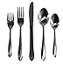 Produktbild GIBSON 20-Piece Stainless Steel Flatware Set - Service For 4 - 80059 Silver Wave by Gibson