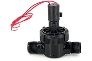 Suinga ELECTROVALVULA DE RIEGO 1" 24V EZ FLO PLUS, rosca MACHO. Funciona con programadores eléctricos de cualquier marca del mercado, Toro Company Negro