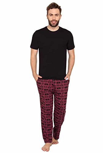 Nuteez Plain Round Neck T-Shirt & Camera - Men Pyjama Set RS.985 (51.00% Off) - Amazon