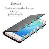 Huawei Nova Hülle, IVSO Hohe Qualität Advanced Shock Absorption Technology Case Folio Tasche Cover für Huawei 51090UAW nova Smartphone (12,7 cm (5 Zoll), 32GB, Dual-SIM, 12 Megapixel Kamera, Android), Schwarz - 