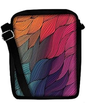 Snoogg , Damen Umhängetasche mehrfarbig multi