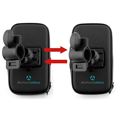 Fahrradhalterung Halter Lenkradhalterung Bike Holder mit wasserdichter SchutzhÃ¼lle Tasche Universal fÃ¼r Smartphones, Handy, Navi, GPS ! Halterung 360 Grad drehbar / verschiedene TaschengrÃ¶ÃŸe : LARGE