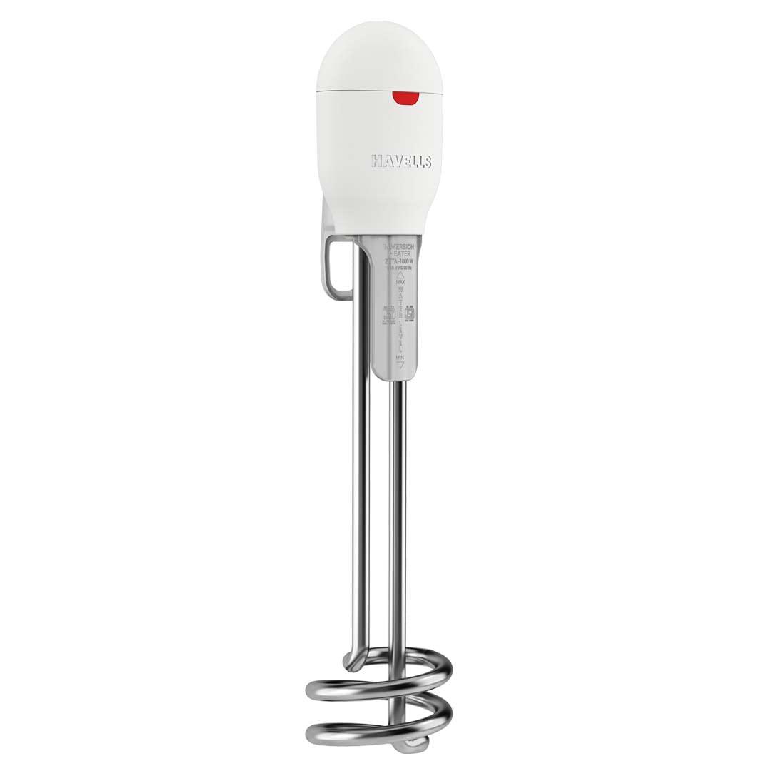 Havells Zeta 1000 Watt Immersion Heater Review: ISI Mark Heavy Duty Plug, Touch Protection, Waterproof Design & 2-Year Warranty