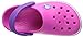 Crocs Crocband Kids, Unisex-Baby Clogs, Pink (Neon Magenta/Neon Purple), 2 UK