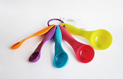 MESSLÖFFEL Set 5-tlg Kunststoff Messbecher Dosierlöffel Löffelmaße Meßlöffel 76