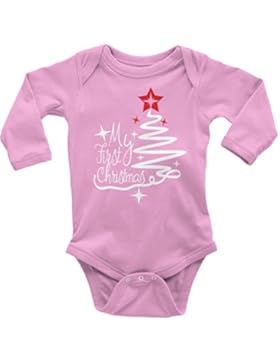 Mikalino Babybody My first Christmas langarm