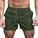 Produktbild Gym Shorts für Herren, Skxinn Männer Sport Training Bodybuilding Sommer Brief Pants Workout Fitness Gym Kurze Jogging Hosen M-XXL Ausverkauf(Armeegrün,Medium)