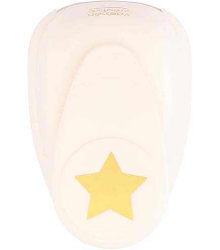 Vaessen Creative Knutselpapier Punch - Daisy - 7,6 x 7,6 cm - Cirkelsnijder voor knutselen en kaarten maken