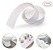 Produktbild Bro PE Badewanne Zähler Fugen Strip Dichtung für Bad Küche, Dusche Wand WC Versiegelungsmittel, flexible schälen und Stick Abdichten Klebeband, 38 mm Breite x 5 Meter lang x 2 Packungen (weiß), weiß, 38mm Width