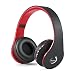 Produktbild Bluetooth Kopfhörer,JINCHAO Faltbarer Over Ear Kopfhörer Drahtlose Stereo Klang geringes Gewicht Rauschunterdrückung und Audiogeräten mit Mikrofon für Musik-Streaming für iPhone 6s 6 5s 4s, iPad, iPod, Samsung Galaxy, Smart Phones,Laptops Tablet