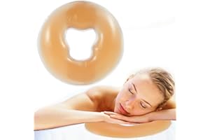 SALMUE Oreiller en Silicone Doux de Massage pour Le Visage, Relaxation, Repose-tête, Spa, Salon de beauté, Soins de la Peau, Couverture Douce pour Le Visage, Relaxer Le Poids, Coussin de Salon