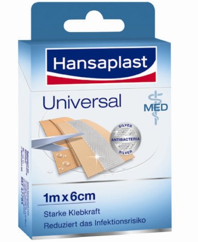 HANSAPLAST med Universal 1mx6cm Abschnitte, 10 St