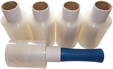 MultiBros Slim Stretch Film 5 Rolls and Hand Dispenser