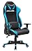 Produktbild IntimaTe WM Heart Racing Stuhl, Ergonomischer Bürostuhl, Gaming Stuhl mit kippbarer Rückenlehne, Hochverstellbarer Schreibtischstuhl aus Kunstleder, PC Gamer Stuhl, Blau
