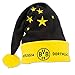 Produktbild Borussia Dortmund Weihnachtsmütze, Nikolausmütze, Zipfelmütze BVB 09 - Plus Lesezeichen I Love Dortmund
