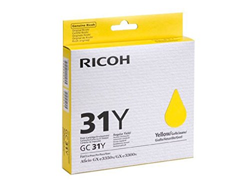 Ricoh GC-31Y Cartouche d'encre d'origine Jaune