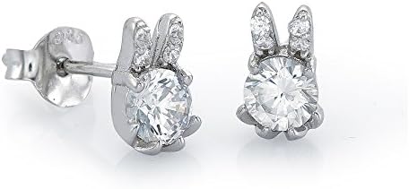 Zirconia Bunny Studs