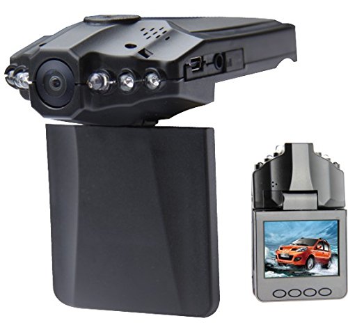 Fumidea 'Cámara de vídeo DVR Coche HD Monitor LCD 2.5 6 LED 720P Completa de Accesorios + memori Card 32 G Kingston