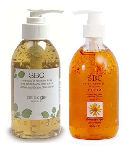 SBC Arnica Gel And Detox Skincare Gel 500ml Duo